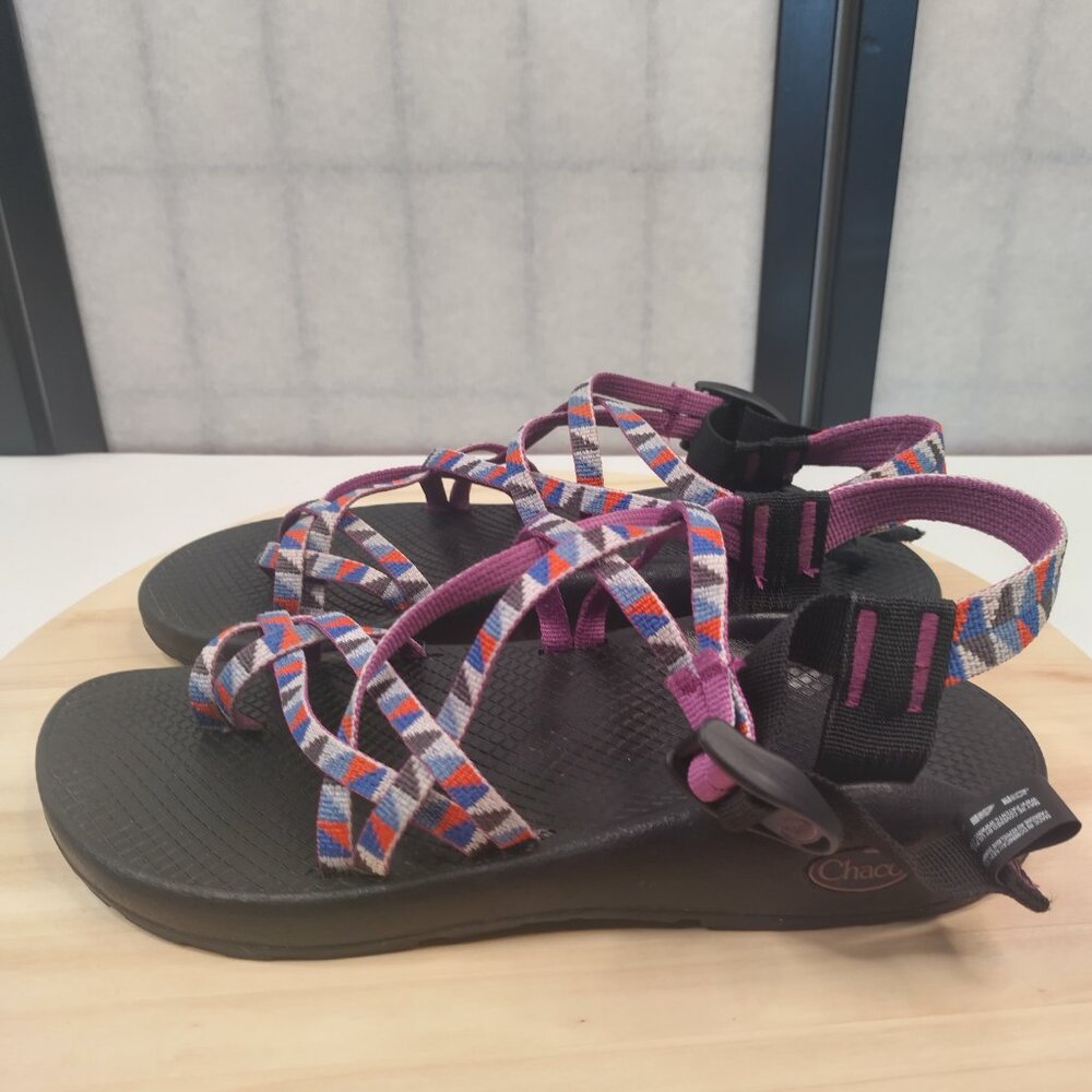 Chaco Zcloud X2 Remix Aztec Pattern Gray Multicol… - image 6